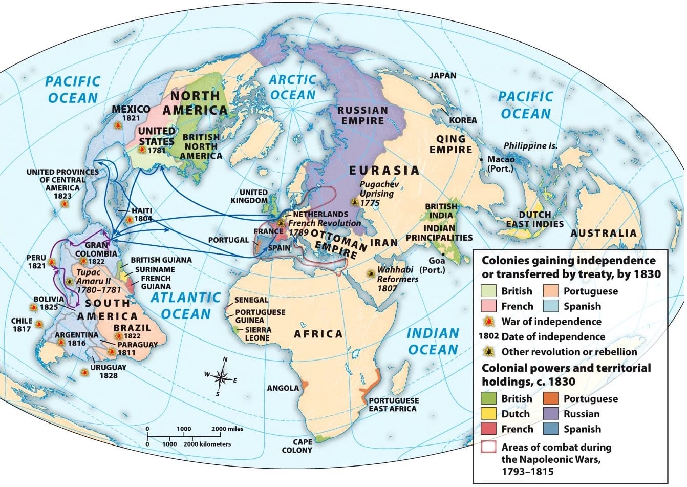 Atlantic Revolutions. Source: A History of World Societies.