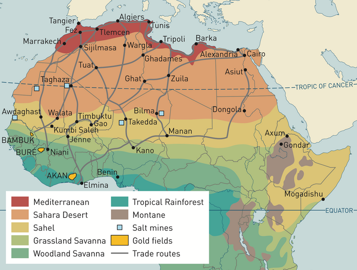 Mapping Medieval West African States